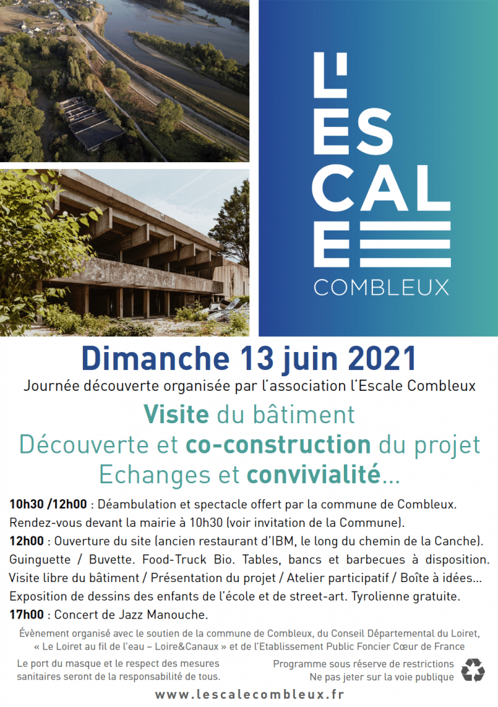 Escale combleux - Flyer Juin 2021